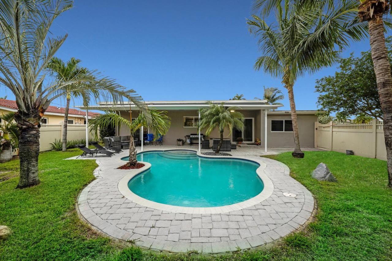 Comfortable 4 Bedroom House With Pool By Pmi Fort Lauderdale Eksteriør bilde