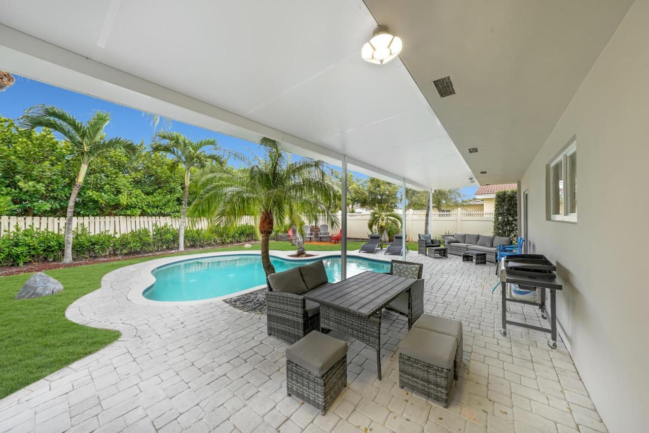 Comfortable 4 Bedroom House With Pool By Pmi Fort Lauderdale Eksteriør bilde