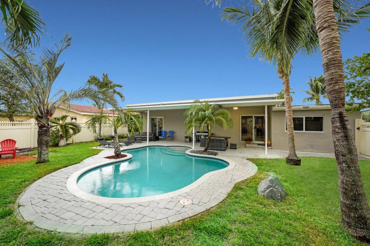 Comfortable 4 Bedroom House With Pool By Pmi Fort Lauderdale Eksteriør bilde