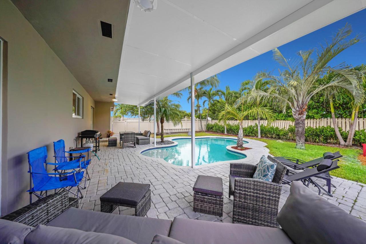 Comfortable 4 Bedroom House With Pool By Pmi Fort Lauderdale Eksteriør bilde